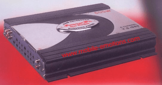 American Pro Mosfet Amp 4 channel 600 watt w/ 24DB Crossover<br>Model 1593