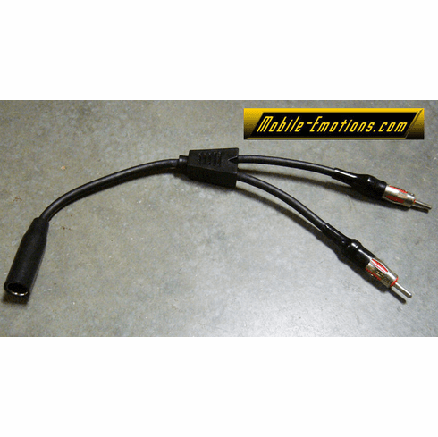 ANTENNA SPLITTER 2 MALE TO 1 FEMALE Y ADAPTOR PLUG