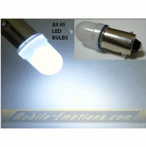 BA9S 1895 6253 WHITE LED Light Mini Bulb 8000K (EA)