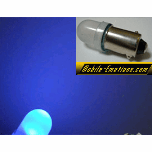 BA9S 1895 BLUE LED Light Mini Bulb Hyper Bright (EA)