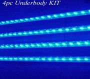 Blue 4pc  Underbody LED Kit - 