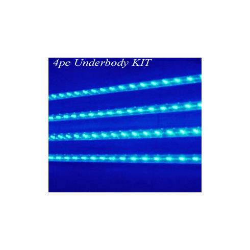 Blue 4pc  Underbody LED Kit - 