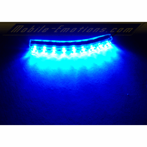 BLUE LED Flexible Motorcycle / Car Lights Hyper 9 LEDS