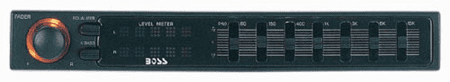 Boss 2003 AVA-1204  7 Band Equalizer w/ LED Power Meter & Subwoofer Output