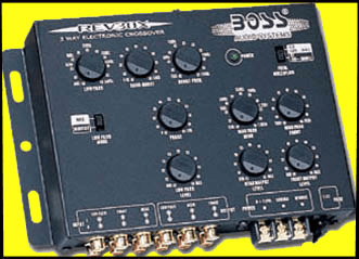 Boss 2003 REV-30X  3 Way <font color=yellow>Electronic Crossover</font color=yellow> Gain controls for each channel
