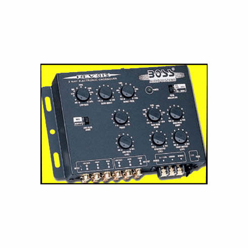 Boss 2003 REV-30X  3 Way <font color=yellow>Electronic Crossover</font color=yellow> Gain controls for each channel