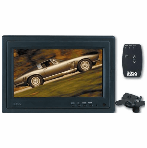 Boss BV7 7 TFT video Monitor with Headrest Kit and Remote