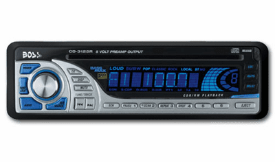 Boss Car Stereo CD-3125R Detachable