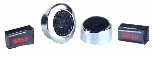 Boss Chrome Tweeters 250w Tweeter Set