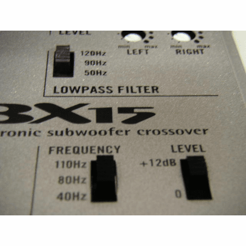 Boss Electronic Subwoofer Crossover INCREASE BASS Rev-15x