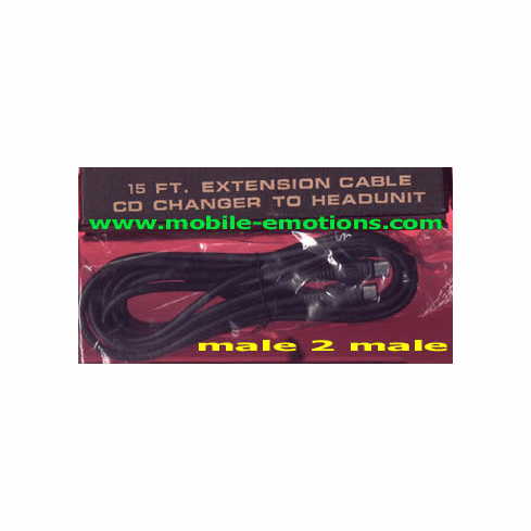 Cable for Kenwood Stereos 15FT (Male to Male 13pin)