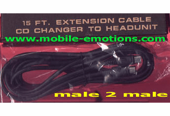 Cable for Kenwood Stereos 15FT (Male to Male 13pin)