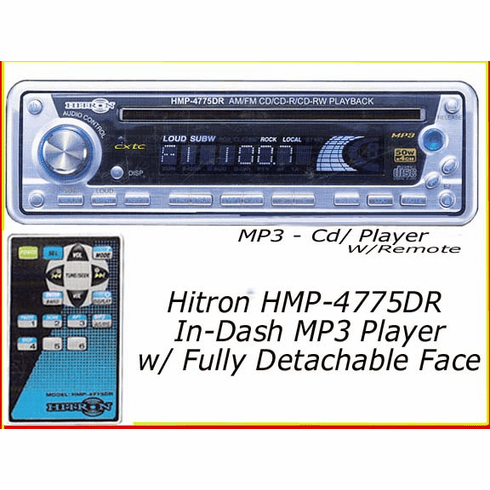 CAR STEREO CD/MP3 PLAYER 200watt HMP-4775DR 