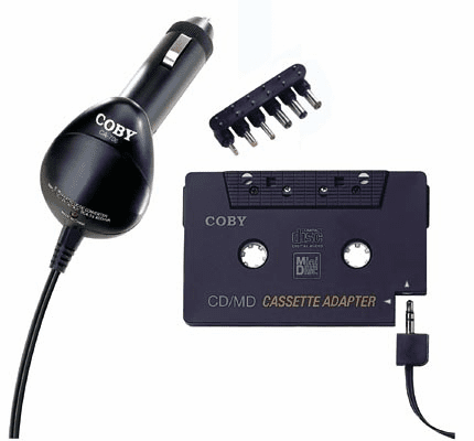 CD/MD/MP3/  CAR  ADAPTER 800mA Universal Adapter Coby CA-706