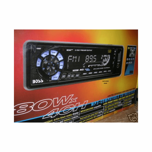 CD/MP3 Receiver with Remote and Front USB and Aux Inputs 