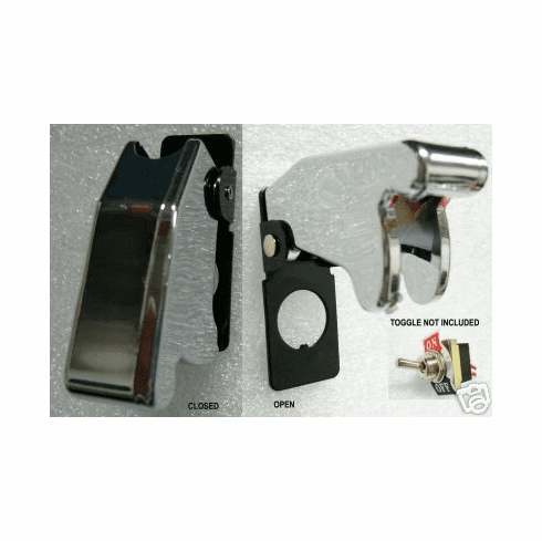 CHROME Toggle Switch Covers - Cool for NOS Neons LEDs