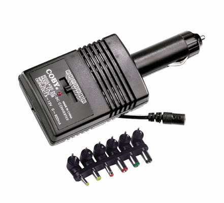 Coby CA-708 IC REGULATED UNIVERSAL DC CAR CONVERTER 800mA