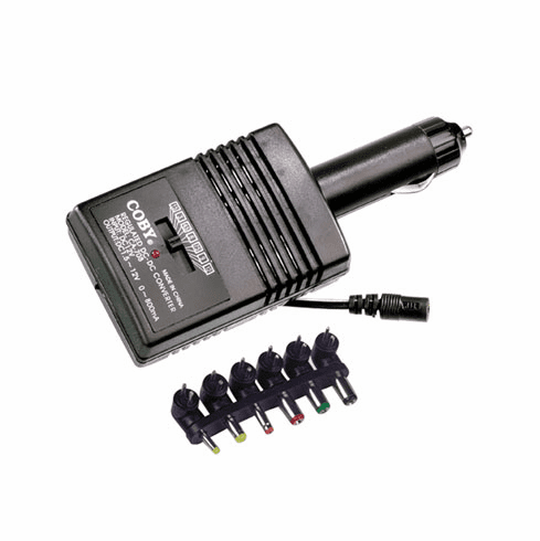Coby CA-708 IC REGULATED UNIVERSAL DC CAR CONVERTER 800mA