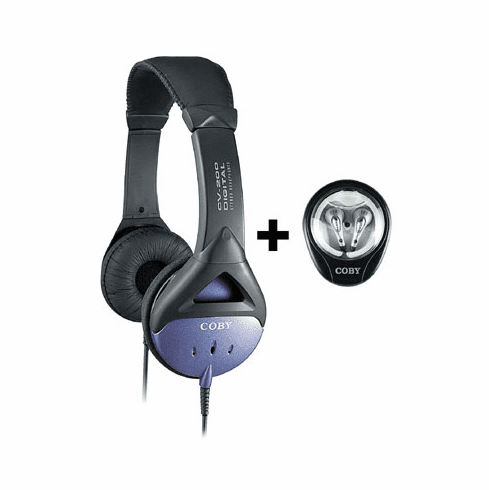 Coby CV-200 Digital Reference Super Bass Stereo Headphones
