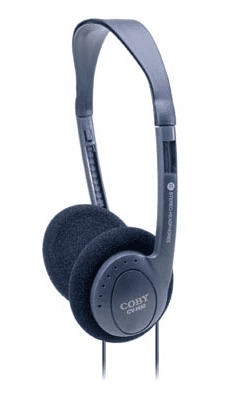 Coby CV-H32 SUPER LIGHTWEIGHT STEREO HEADPHONES