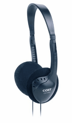 Coby CV-H40 SUPER LIGHTWEIGHT STEREO HEADPHONES