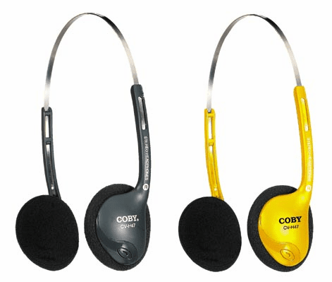 Coby CV-H47 SUPER LIGHT WEIGHT STEREO HEADPHONES