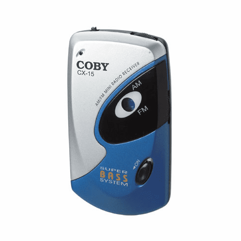 Coby CX-15 MINI AM/FM POCKET RADIO