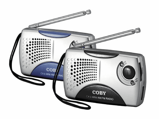 Coby CX-5 AM/FM/ RADIO with SPEAKER