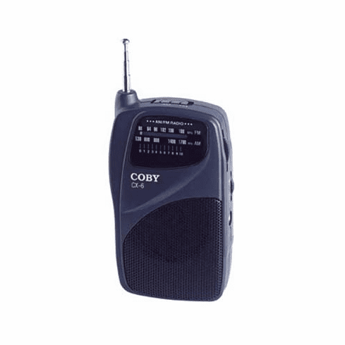 Coby CX-6 AM/FM/ RADIO WITH SPEAKER