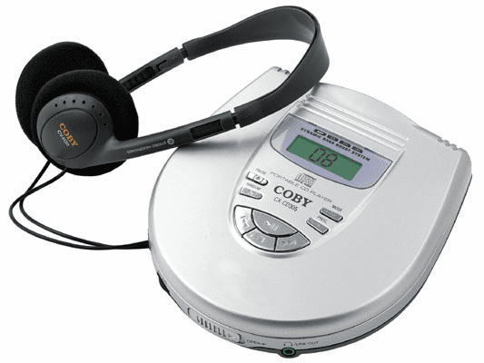 Coby CX-CD305 SUPER SLIM PERSONAL CD PLAYER with FM STEREO RADIO