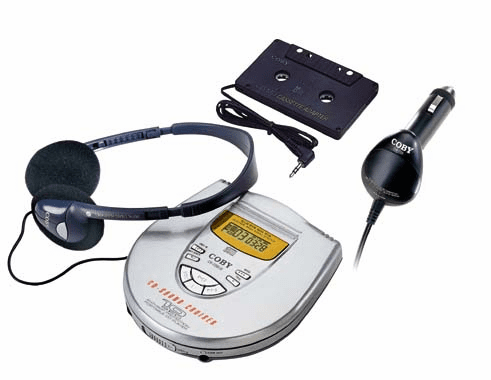 Coby CX-CD818 CD-SOUND CRUSER/ 10 SECOND ANTI-SKIP <br>PORTABLE CD PLAYER WITH CAR KIT