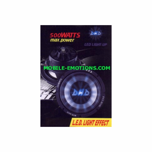 DHD 10 inch LED Subwoofer 500watts DVC