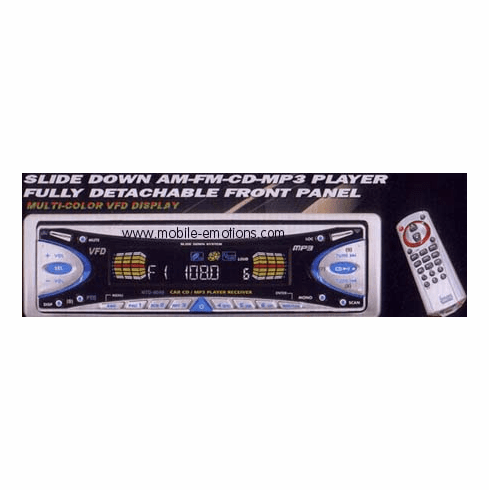 Dhd Cd Mp3 Player Slidedown Detachable Face 120w