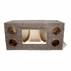 Dual 12" Inch Bandpass Subwoofer Cabinet