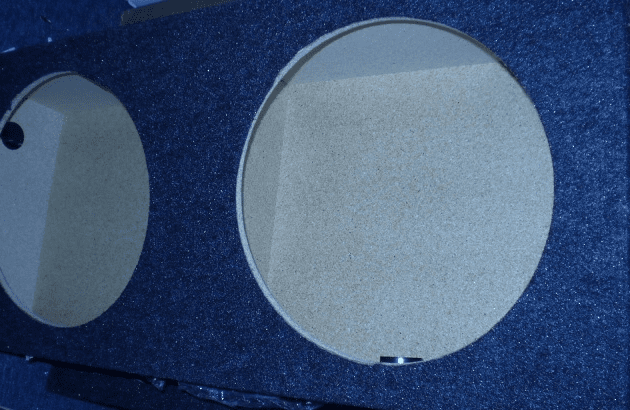 Dual 15" Angeled Speaker Box for two 15" speakers