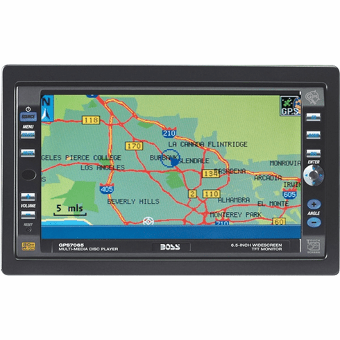 DVD InDash Dbl DIN GPS Navigation w/ Touchscreen 6.5" Monitor 