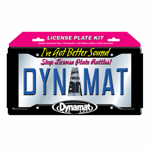 Dynamat License Plate Kit 19100 LIC