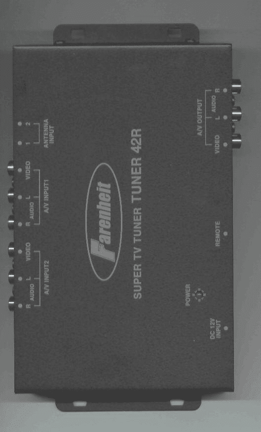 Farenheit Car TV Tuner 42R Mobile remote NEW