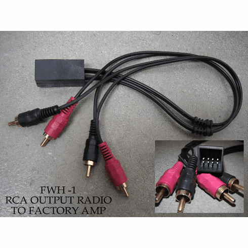 FWH-1 RCA output Radio to Factory Amp