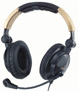 Gemini EM-400 Dual Cup Stereo Headphones w/ Mic - Foldable