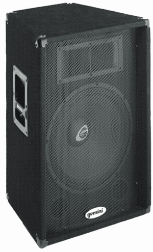 Gemini GT-1502 15" 2-Way Trapezoid Speaker