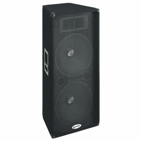Gemini GT-3002 Dual 15" 2-Way Trapezoid Speaker