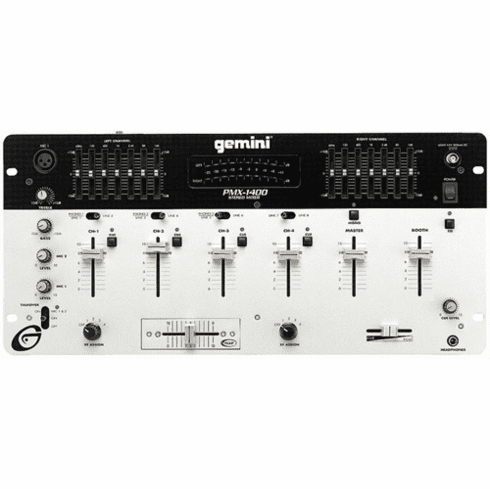 Gemini PMX-1400 19"  4 Channel Mixer
