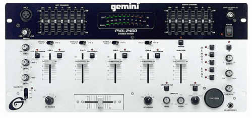Gemini PMX-2400 19" 4 Channel  Mixer