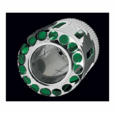 Green LED Exhaust Chrome Tip New LiteGlow 2003