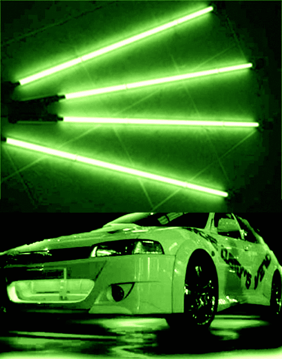 Green Underbody Neon Kits  for Cars or Trucks