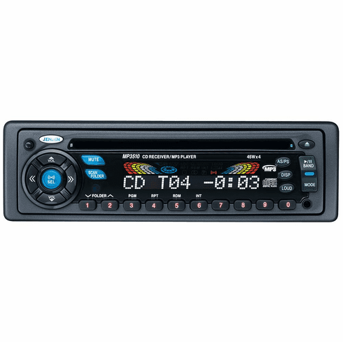 Jensen Car Stereo MP3 CD Player 180 watts MP3510