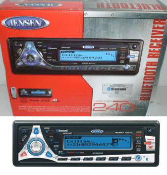 Jensen Indash WMA CD MP3 Player w/ Bluetooth Technology