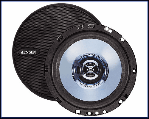 Jensen XS1652  120 Watts Coaxial Speakers 2-Way Swivel Tweeter