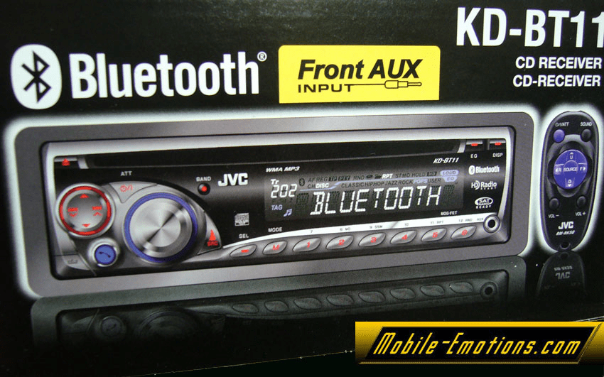 JVC - BT11 Bluetooth Car Stereo Mp3/ WMA / Sirius Ready